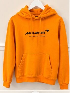 McLaren Formula 1 Team Orange Pullover Hoodie – Size US 40